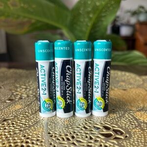 Chapstick “Unscented” Active 2-in-1 Bundle *exp 3/25*
